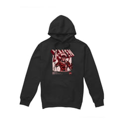 Marvel Mens X-Men Cyclops Infographic Hoodie - XL, Black