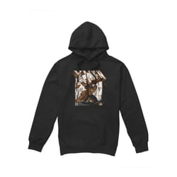 Marvel Mens X-Men Gambit Infographic Hoodie - XL, Black