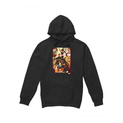 Marvel Mens X-Men Wolverine Cyclops Jean Grey Hoodie - XL, Black