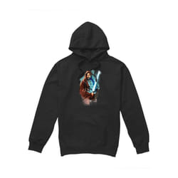 Star Wars Mens Obi Wan Kenobi Painted Hoodie - L, Black