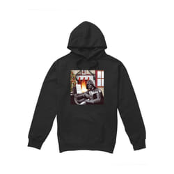 Star Wars Mens Christmas Carols Darth Vader Hoodie - L, Black