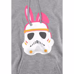 Star Wars Mens Easter Bunny Stormtrooper Hoodie - S, Sport Heather