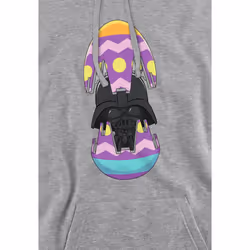 Star Wars Mens Bad Egg Darth Vader Hoodie - M, Sport Heather