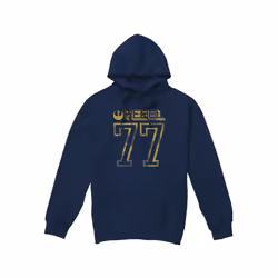 Star Wars Mens Rebel 77 Hoodie - M, Navy