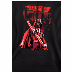 Star Wars Mens Darth Vader Painted Hoodie - M, Black