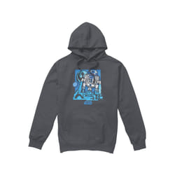 Star Wars Mens Papercut R2-D2 Hoodie - S, Charcoal