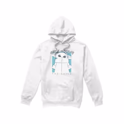 Star Wars Mens The Child Hoodie - S, White