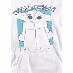 Star Wars Mens The Child Hoodie - S, White