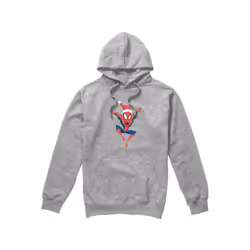 Spider-Man Mens Holiday Outfit Hoodie - S, Sport Heather