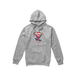 Spider-Man Mens Holiday Outfit Hoodie - S, Sport Heather
