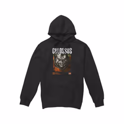 Marvel Mens X-Men Colossus Infographic Hoodie - L, Black