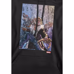 Marvel Mens X-Men Sabretooth Dogs Hoodie - M, Black