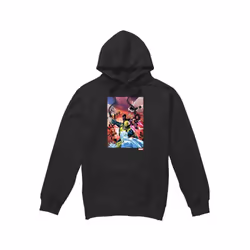 Marvel Mens X-Men Team Defend Hoodie - M, Black