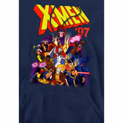 Marvel Mens X-Men 97 Comic Hoodie - M, Navy