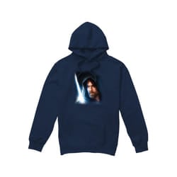 Star Wars Mens Obi Wan Kenobi Poster Hoodie - L, Navy