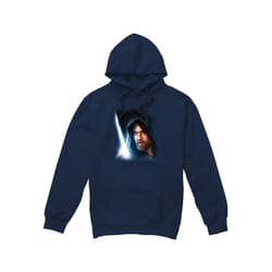 Star Wars Mens Obi Wan Kenobi Poster Hoodie - M, Navy