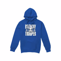 Star Wars Mens Birthday Troopers Hoodie - XXL, Royal Blue