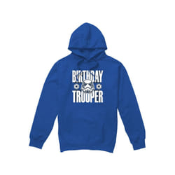 Star Wars Mens Birthday Troopers Hoodie - XXL, Royal Blue