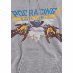Star Wars Mens Racer Anakin Skywalker Hoodie - XL, Sport Heather
