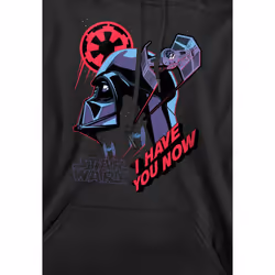 Star Wars Mens I Have You Now Hoodie - L, Black