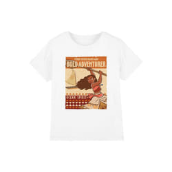 Moana Childrens/Kids Bold Adventurer T-Shirt - 12-13 Years, White