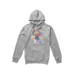 Spider-Man Mens Circle Hoodie - XXL, Sport Heather