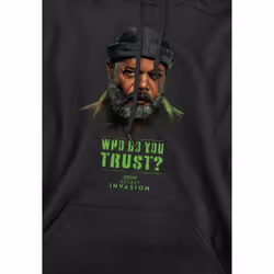 Marvel Mens Secret Invasion Hoodie - L, Black