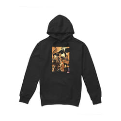 Marvel Mens X-Men Comic Cover Team Hoodie - XL, Black