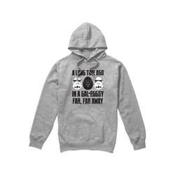 Star Wars Mens GalEggsy Far, Far Away Hoodie - XL, Sport Heather