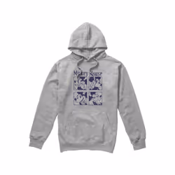 Disney Mens Mickey Mouse Pixelated Hoodie - M, Sport Heather