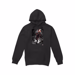 Marvel Mens X-Men Cyclops Blast Hoodie - L, Black