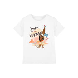 Moana Childrens/Kids Born To Voyage T-Shirt - 3-4 Years, White