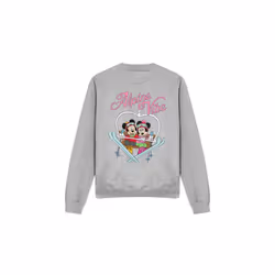 Disney Unisex Adult Alpine Vibes Mickey Mouse Sweatshirt - L, Sport Heather