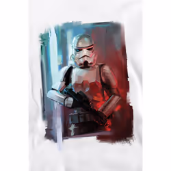 Star Wars Unisex Adult Obi Wan Kenobi Painted Sweatshirt - XXL, White