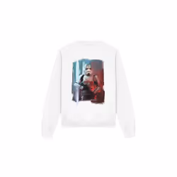 Star Wars Unisex Adult Obi Wan Kenobi Painted Sweatshirt - XL, White