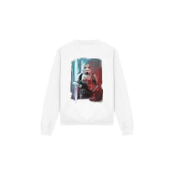 Star Wars Unisex Adult Obi Wan Kenobi Painted Sweatshirt - XL, White