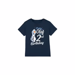 Frozen Childrens/Kids Chillin Like Olaf 2nd Birthday T-Shirt - 9-10 Years, Navy