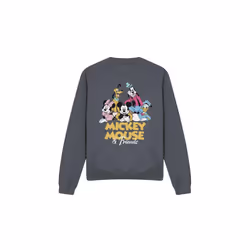 Disney Unisex Adult Mickey Mouse Friends Sweatshirt - M, Charcoal
