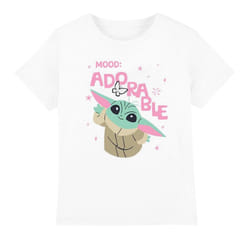 Star Wars: The Mandalorian Childrens/Kids Mood Adorable Grogu T-Shirt