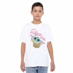 Star Wars: The Mandalorian Childrens/Kids Mood Adorable Grogu T-Shirt
