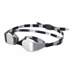 Speedo Childrens/Kids 2024 Hyper Flyer Mirror Swimming Goggles - One Size, Silver/Black