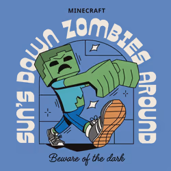 Minecraft Zombie Canvas Print