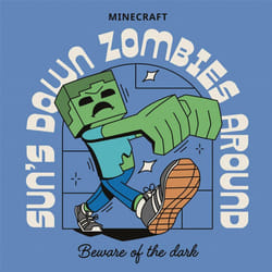 Minecraft Zombie Canvas Print