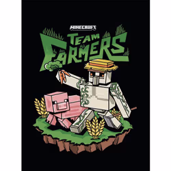 Minecraft Team Farmers Canvas Print