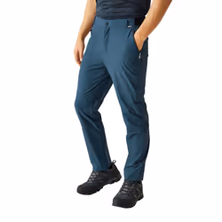 Regatta Mens Travel Light Packaway Trousers - 38R, Moonlight Denim