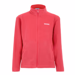 Regatta Great Outdoors Childrens/Kids King II Lightweight Full Zip Fleece Jacket - 14 Years, Pop