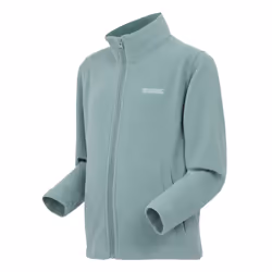 Regatta Great Outdoors Childrens/Kids King II Lightweight Full Zip Fleece Jacket - 7-8 Years, Glacier