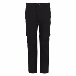 Regatta Childrens/Kids Highton Stretch Zip-Off Walking Trousers - 14 Years, Black