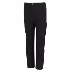 Regatta Childrens/Kids Highton Stretch Zip-Off Walking Trousers - 14 Years, Black