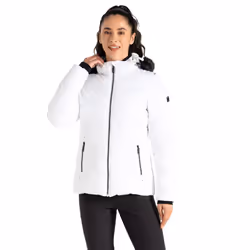 Dare 2B Womens/Ladies Glamorize V Ski Jacket - 16 UK, White